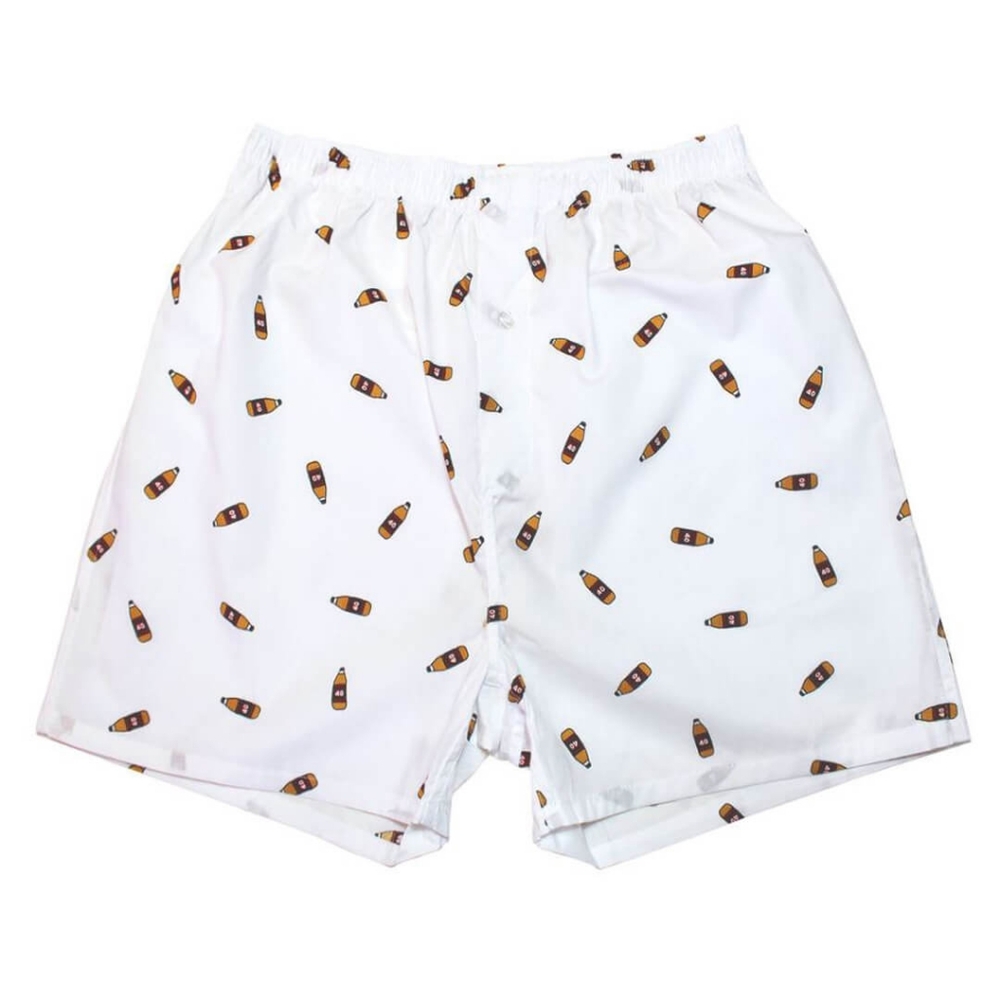 40’s & Shorties 40’s White Boxer